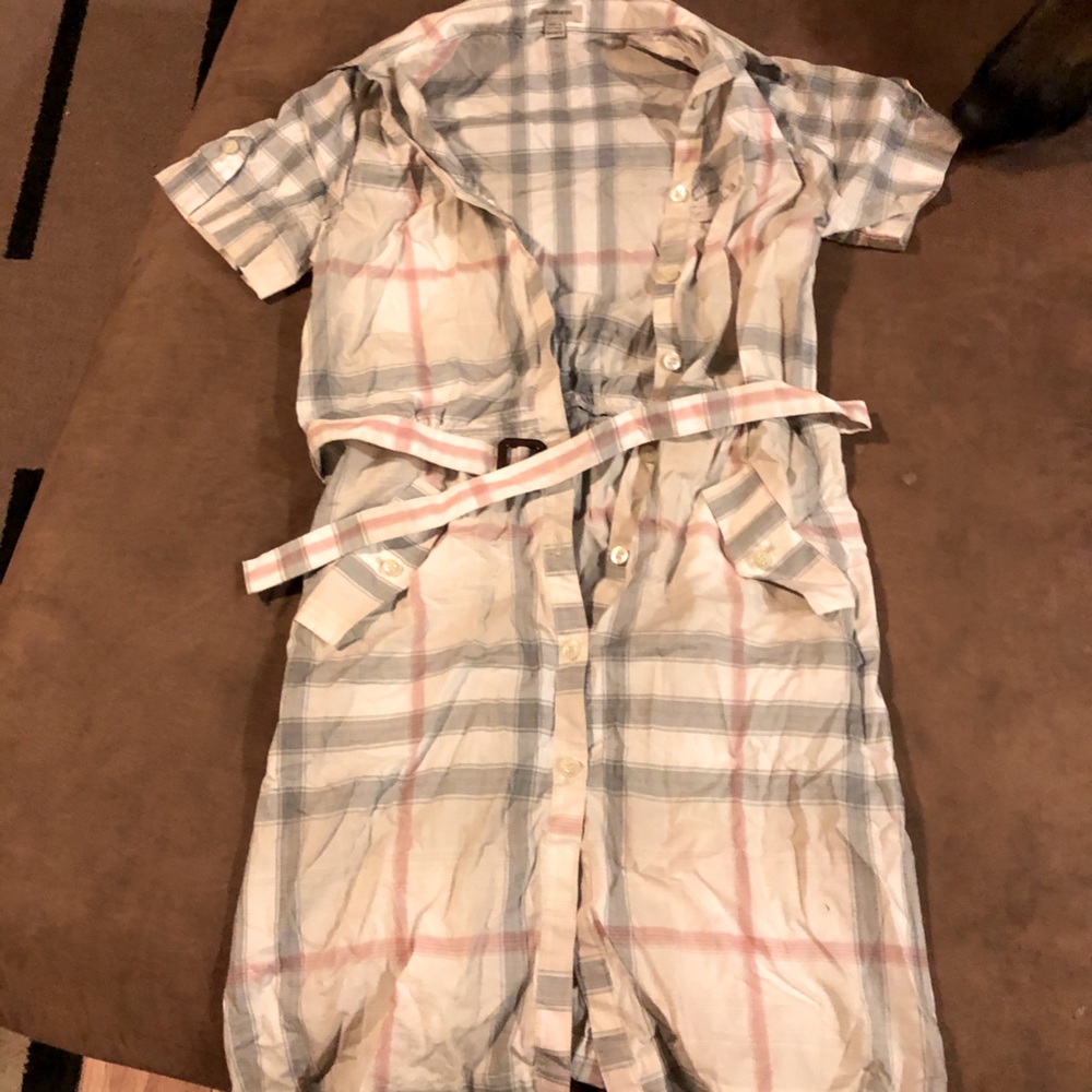 Burberry shirt dress and jacket authentic
